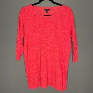 J. Crew Women's XS Alpaca Blend Red High Low Sweater Blouse